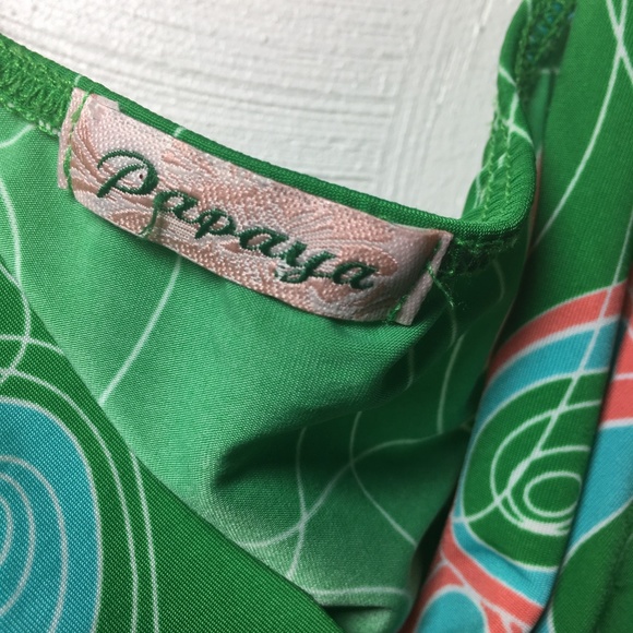 Final Offer Sale Green Pink Blue Tank Top- SH15 - Picture 3 of 5